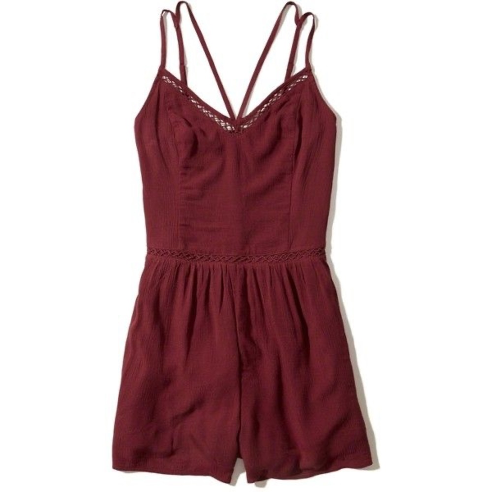 Maroon Romper